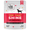 I and Love and You Top That Shine Beef Recipe in Gravy Wet Dog Food Topper