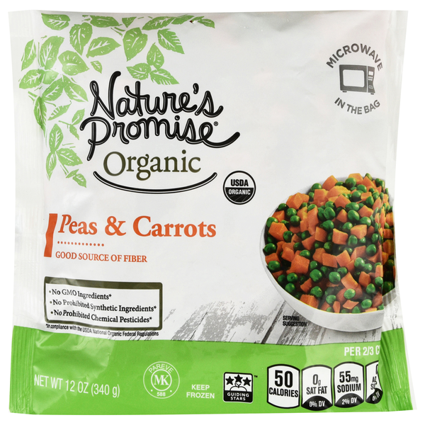 Nature's Promise Organic Peas & Carrots Frozen