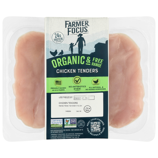 Farmer Focus Organic & Free Range Chicken Tenders Fresh