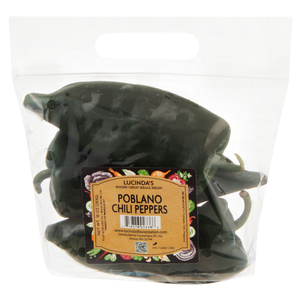 Lucinda's Poblano Chili Peppers