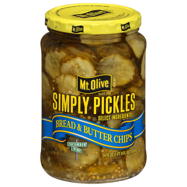 Mt. Olive Simply Pickles Bread & Butter Chips