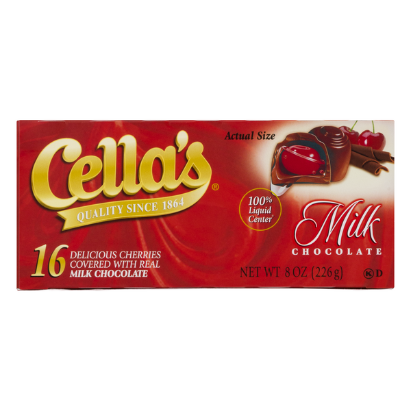 Save on Cella's Cherries Milk Chocolate Covered 16 ct Order Online