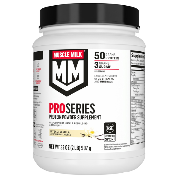 Muscle Milk PRO Series Intense Vanilla 50g Protein Powder Supplement