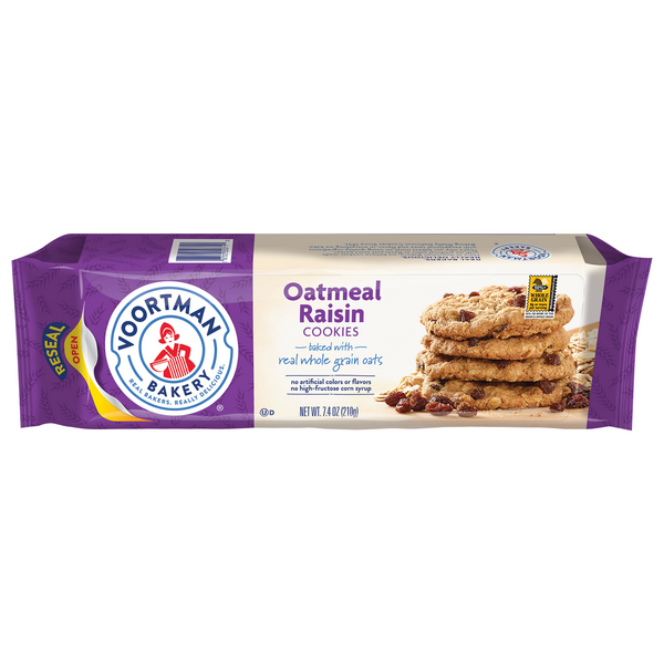 Save on Voortman Bakery Oatmeal Raisin Cookies Order Online Delivery Stop & Shop