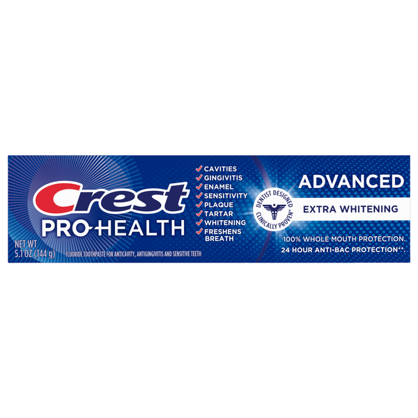 Crest Pro-Health Advanced Fluoride Toothpaste Extra Whitening