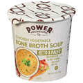 Power Provisions Keto Paleo Chicken Vegetable Protein Bone Broth Soup Cup
