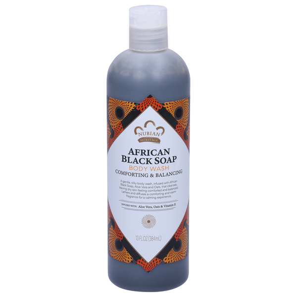 Save on Nubian Heritage African Black Soap Comforting & Balancing Body Wash Order Online
