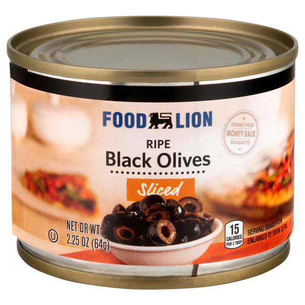 Food Lion Sliced Ripe Black Olives