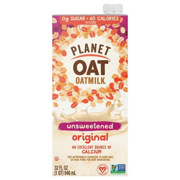 Planet Oat Unsweetened Original Oatmilk Shelf Stable