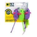 Pet Zone Instinct Toy Three Twine'd Mice