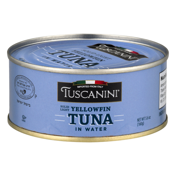 Tuscanini Imported Solid Light Yellowfin Tuna in Water