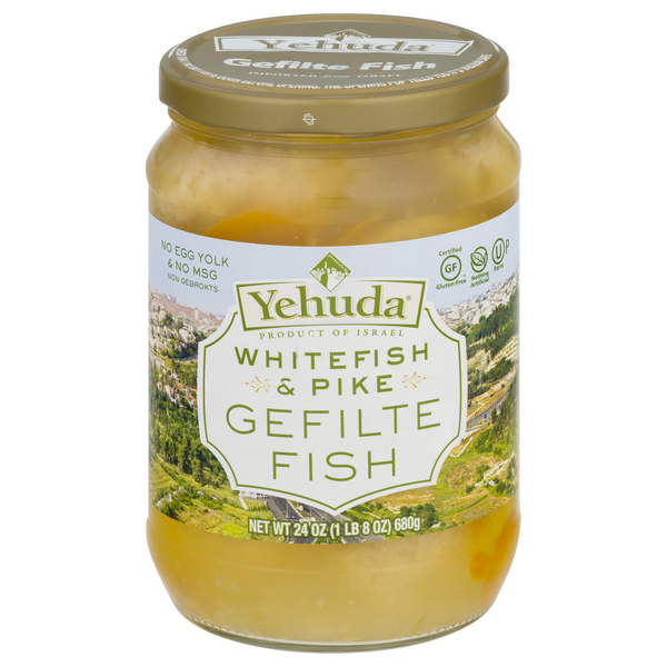 Save on Yehuda Whitefish & Pike Gefilte Fish Gluten Free Order Online
