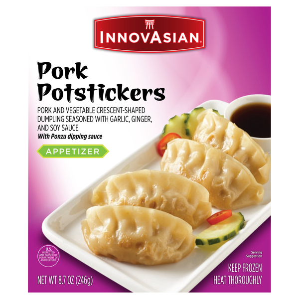 InnovAsian Pork Potstickers - 8 ct Frozen