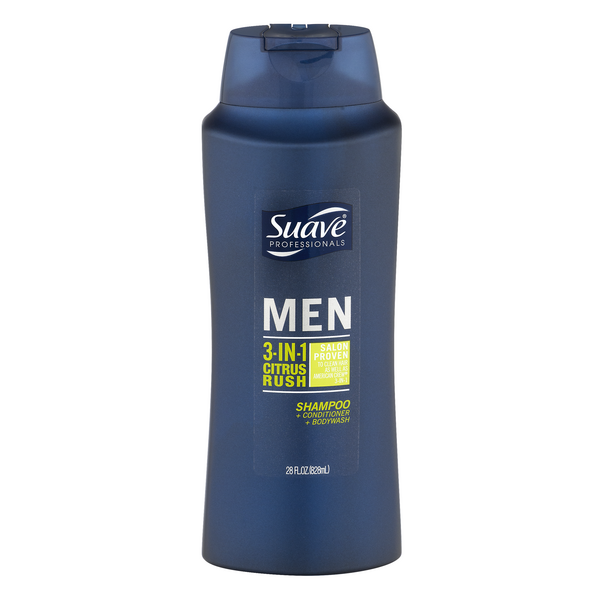 Save on Suave Professionals Men 3in1 Citrus Rush Shampoo Conditioner & Body Wash Order Online
