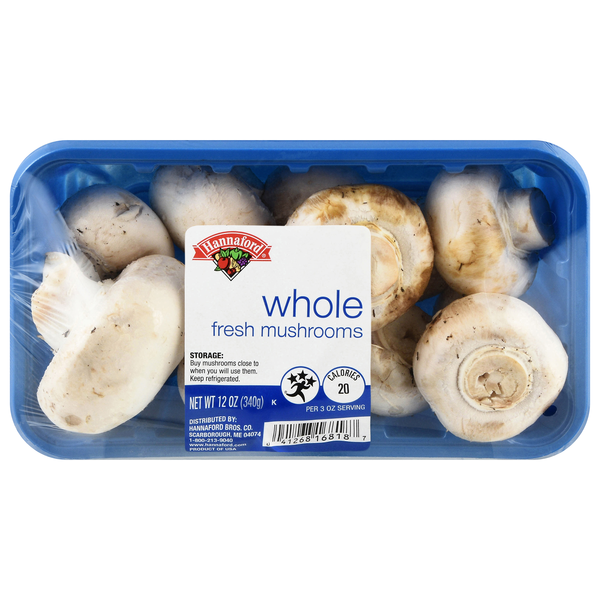 Hannaford Whole Mushrooms