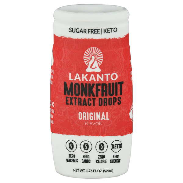 Save on Lakanto Monkfruit Extract Drops Original Flavor Sugar Free Keto