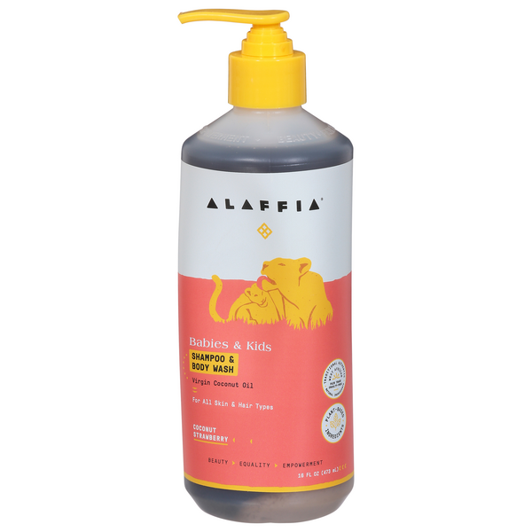 Save on Alaffia Babies & Kids Shampoo & Body Wash Coconut Strawberry