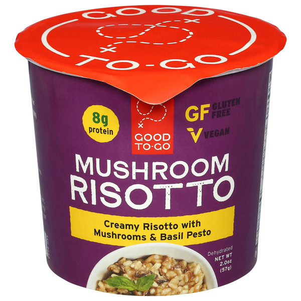 Good to Go Gluten Free Vegan Mushroom Risotto Cup