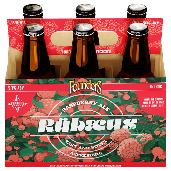 Founders Rubaeus Raspberry Ale - 6 pk