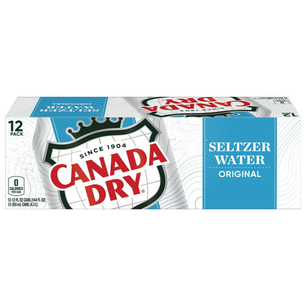 Canada Dry Original Sparkling Seltzer Water - 12 pk