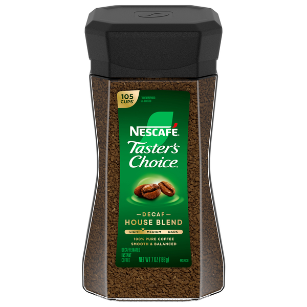 Nescafe Taster's Choice Decaf House Blend Light Roast Instant Coffee