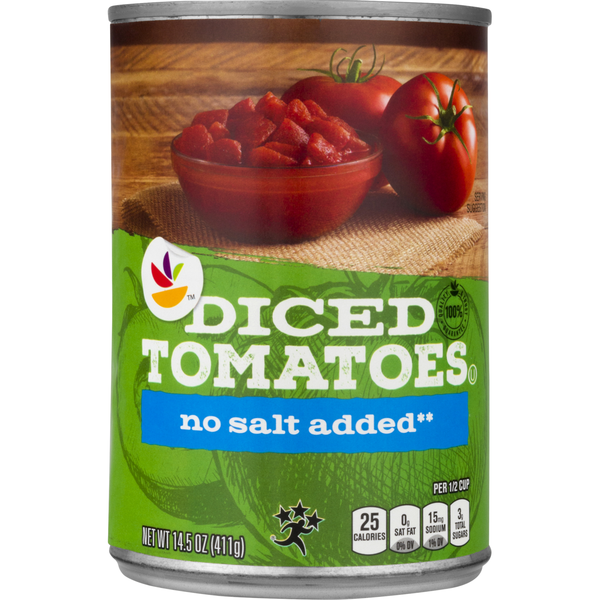 Our Brand No Salt Added Diced Tomatoes