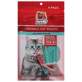 Country Kitchen Salmon Puree Lickable Cat Treats - 4 ct