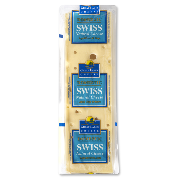 Great Lakes Domestic Swiss Natural Cheese (Regular Sliced)