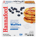 Hannaford Blueberry Waffles - 24 ct Frozen