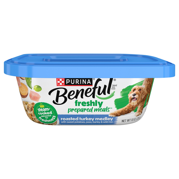 Purina Beneful Prepared Meals Roasted Turkey Medley Adult Wet Dog Food
