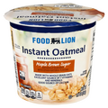 Food Lion Maple Brown Sugar Instant Oatmeal