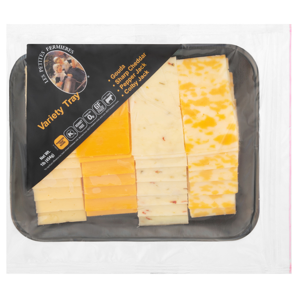 Les Petites Fermieres Cheese Sliced Variety Pack