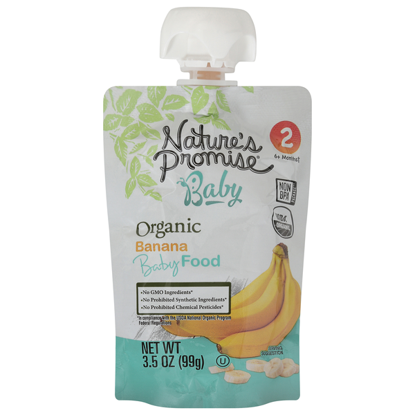 Nature's Promise Organic 2 Baby Food Banana