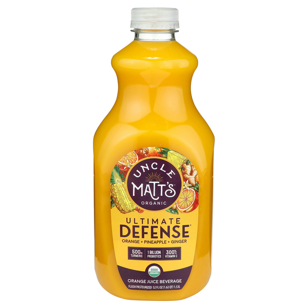 Save on Uncle Matt's Ultimate Defense Orange Juice Turmeric