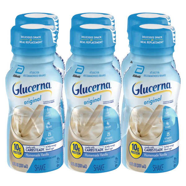 Glucerna Original Homemade Vanilla 10g Protein Shake - 6 pk