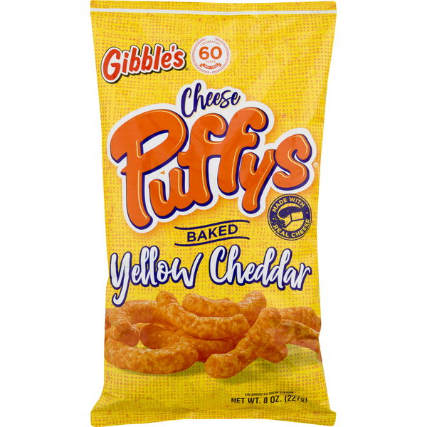 Gibble's Cheese Puffys Yellow Cheddar