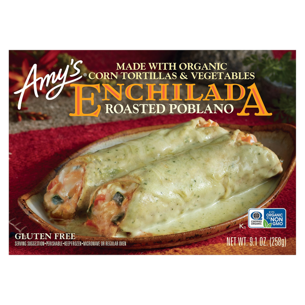 Save on Amy's Roasted Poblano Enchilada Order Online Delivery Stop & Shop