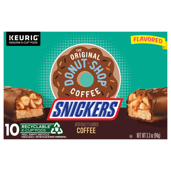 The Original Donut Shop Snickers Flavored K-Cup Coffee Pods