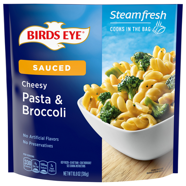 Birds Eye Steamfresh Sauced Cheesy Pasta & Broccoli Frozen
