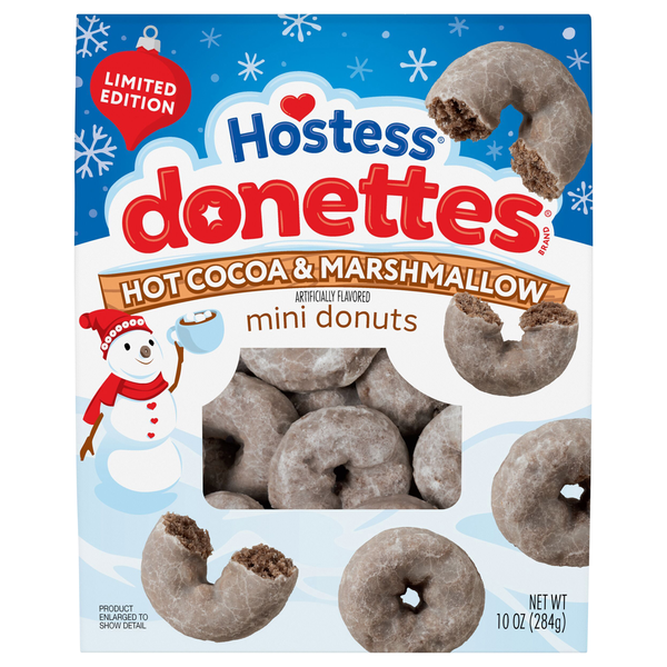 Hostess Donettes Mini Hot Cocoa & Marshmallow Donuts