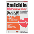 Coricidin HBP Maximum Strength Cold Flu & Chest Congestion Liquid Gels