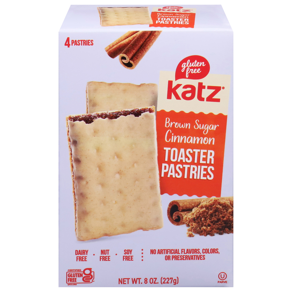 Katz Gluten Free Brown Sugar Cinnamon Toaster Pastries - 4 ct