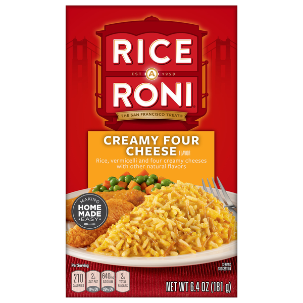 Rice-A-Roni Creamy Four Cheese Flavor