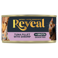Reveal Grain Free in Broth Tuna Fillet with Shrimp Wet Cat Food