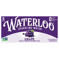Waterloo Grape Sparkling Water - 8 pk