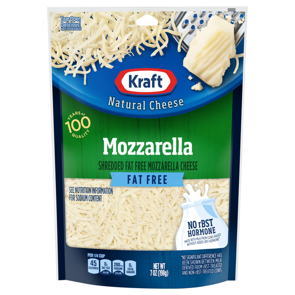 Kraft Fat Free Mozzarella Shredded Cheese
