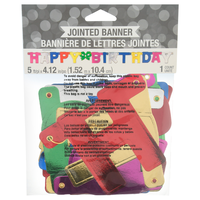Celebrations Happy Bithday Jointed Banner