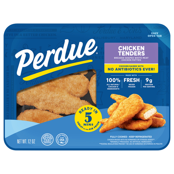 Perdue Natural Breaded Chicken Breast Strips Fresh