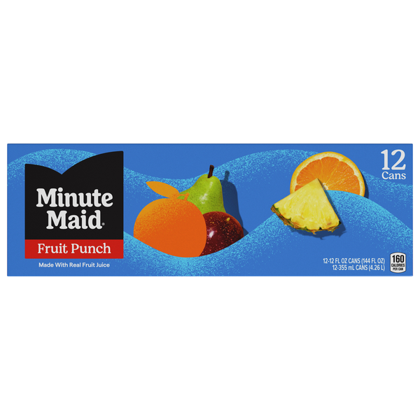 Minute Maid Fruit Punch - 12 pk