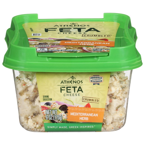 Athenos Mediterranean Herb Feta Cheese Crumbles